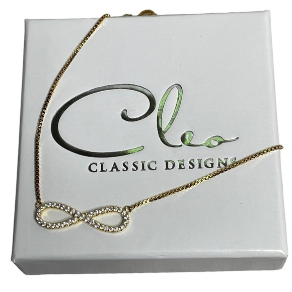 Cleo Classic Designs Mother Infinity necklace New in Box - Picture 1 of 6